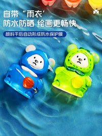 Acrylic Paint Set for Kids DIY Crafts, Waterproof Pigments for Plaster Dolls, Clay, Glass, Fabric, and Number Painting