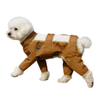 Pet Dog Full Body Protective Suit for Outdoor Activities - Anti-Dirt, Anti-Mosquito, All-Season Dustproof Jumpsuit for Small to Medium Dogs