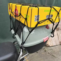 Outdoor Camping Cart Cargo Net with Elastic Straps for Securing Gear