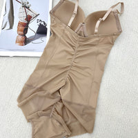 Women's Postpartum Tummy Control Shapewear Bodysuit with Built-in Bra