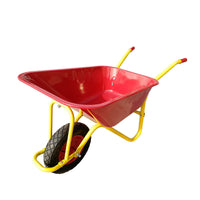 Heavy-Duty Single Wheelbarrow for Garden, Construction, and Farm Use