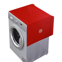 Washing Machine Dust Cover with Embroidered Double Happiness for Chinese Wedding Decor