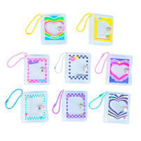 Mini 2-inch Photo Album Keychain for Instax Kpop Photocards and Stickers