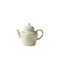 Wabi-Sabi Style Ceramic Gaiwan Teapot Set with Hand-Painted Poetry, Japanese Retro Kung Fu Tea Ceremony
