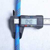 Outdoor Climbing Rope with Hooks - High-Strength Polyester Safety Rappelling & Rescue Cord