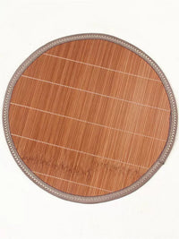 Pet Bamboo Rattan Cooling Mat for Cats and Dogs, Round Summer Ice Pad for Teddy, Bichon, Hamsters