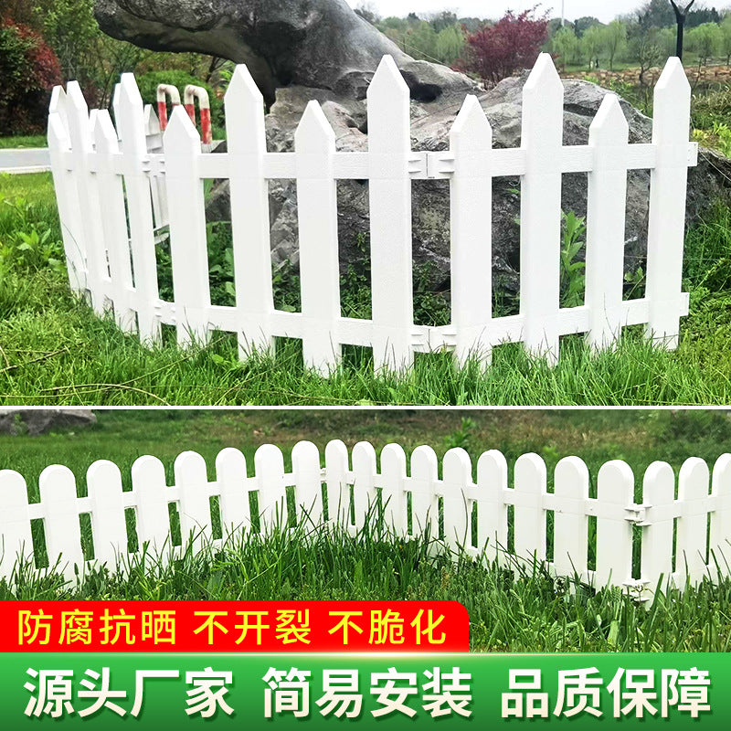 Decorative Garden Fence Panels for Outdoor Yards and Patios, Plastic Edging for Flower Beds and Pathways
