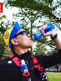 CHITO Collapsible Soft Water Bottle for Outdoor Running & Sports - Silicone Portable Flask 300/500ML