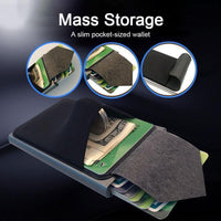 RFID Blocking Metal Credit Card Holder Wallet for Men