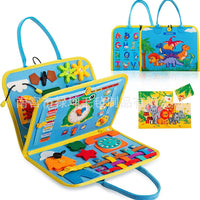 Felt Montessori Busy Board for Early Education - Dressing Skills Learning Toy