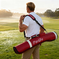 Portable Golf Club Carry Bag, Lightweight Driving Range Practice Bag, Holds 6-7 Clubs for Men