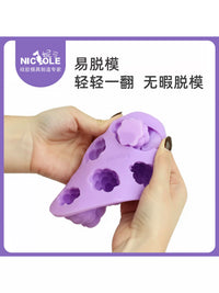 3D Fruit Silicone Popsicle Mold for Ice, Mousse, Pudding and Desserts