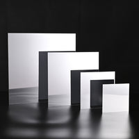 Square Acrylic Mirror Sheets Self-Adhesive for DIY Wall Decor