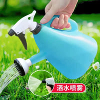 Dual-Function Spray and Watering Can for Garden and Home Plants, Hand Press Mister