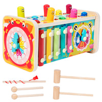 Baby Whack-A-Mole Fishing Game Multifunctional Educational Toy for Toddlers