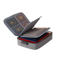 Multi-layer Travel Document Organizer Bag with Lock