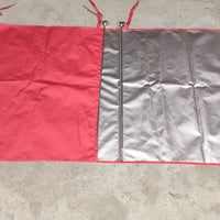 Outdoor Stall Tent Awning Side Wall Sunshade Rainproof Cloth with Optional Poles