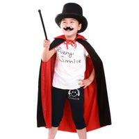 Kids & Adult Magician Costume Set with Cape, Hat, and Wand