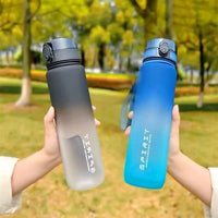 Sports Water Bottle for Students, Large Capacity Portable Fitness Plastic Cup