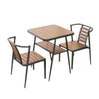 Outdoor Balcony Patio Leisure Table and Chair Set for Villa Small Apartment Garden Furniture