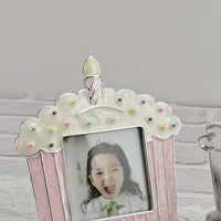 Mini Square Zinc Alloy Photo Frame for Desktop Display