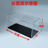 Clear Acrylic Display Case for 1:18 1:24 1:32 1:43 1:64 Scale Diecast Car Models Dustproof