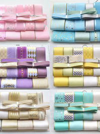 DIY Badge Holder Ribbon Kit with Accessories for Crafts and Decorations