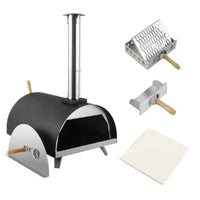 21-inch Outdoor Charcoal Grill and Pizza Oven Combo