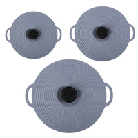 Silicone Spill-Proof Dust-Proof Food Cover Set for Kitchen, Refrigerator, Microwave