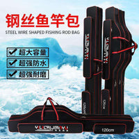 Waterproof Fishing Tackle Bag Large Capacity Sea Rod Bag Multi-functional Fishing Rod Storage Bag Fishing Supplies