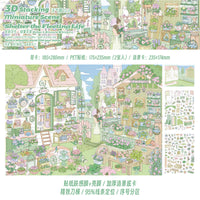 Weather Sunny 22.0 Floating Life Diorama Stickers for DIY Miniature Scenes