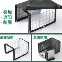 Multifunctional Mesh Sunshade and Rain Shelter for Plants and Balconies