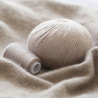3-Ply Anti-Shrink Cashmere Blend Yarn for Hand Knitting Baby Scarves, Hats, and Sweaters