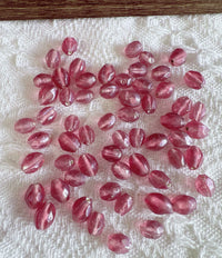 Imported Glass Tourmaline Powder Transparent Heart Water Drop Faceted Beads for DIY Necklace Bracelet Making