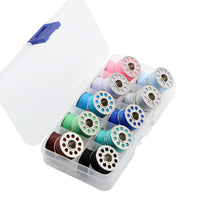 Household Vintage Treadle Sewing Machine Bobbin with 10-Color Thread Spools - Universal Sewing Machine Accessories