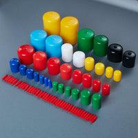 PVC Plastic End Caps for Pipe and Screw Protection