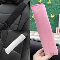 Car Seat Belt Shoulder Pad Extender for Men and Women, Soft Plush Protective Cover