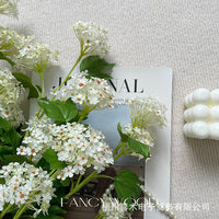 Artificial Snowball Hydrangea Stem for Home Decor and Photography Props