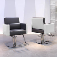 Professional Hydraulic Reclining Barber Chair with Headrest for Salon and Spa