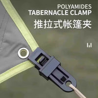Camping Tarp Clips Heavy Duty Windproof Tent Fasteners for Outdoor Rainproof Cloth Sunshade Net