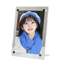 Acrylic Photo Frame with Standoffs for Desktop Display
