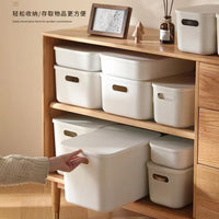 Minimalist Storage Bins for Bathroom, Desk, and Wardrobe Organization