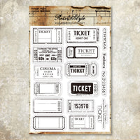 Clear Silicone Stamps for DIY Journal Decoration, Vintage Background & Basic Designs
