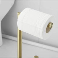 Freestanding Toilet Paper Holder with Storage for Bathroom and Kitchen
