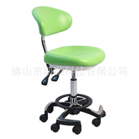 Dental Clinic Doctor's Swivel Chair with Backrest and Wheels