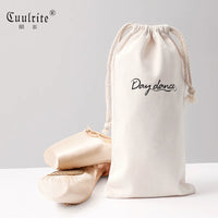 Ballet Pointe Shoe Bag Drawstring Dustproof Storage Pouch for Dance Shoes