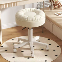Adjustable Swivel Salon Stool with Wheels for Beauty, Hair, and Nail Technicians