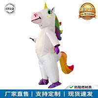 Unicorn Inflatable Costume for Halloween Cosplay and Parties