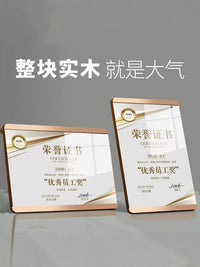 Crystal Award Certificate Frame A4 A5 A3 Patent License Display Holder