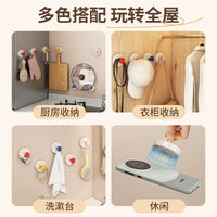 Suction Cup Hooks for Bathroom and Door, Punch-Free Heavy Duty Vacuum Hooks, Reusable Wall Hangers